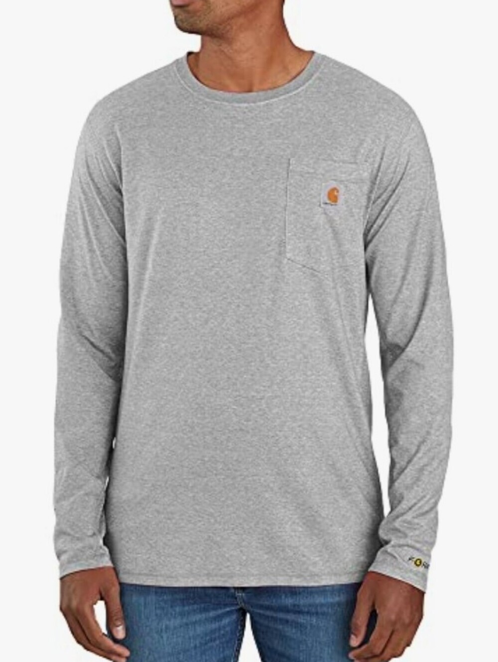 NWOT Carhartt Men's Force Relaxed Fit Long-Sleeve Pocket T-Shirt Large
